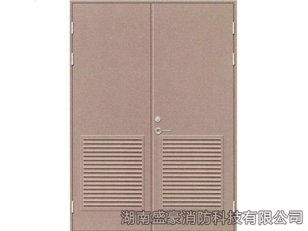 钢质防火门带百叶